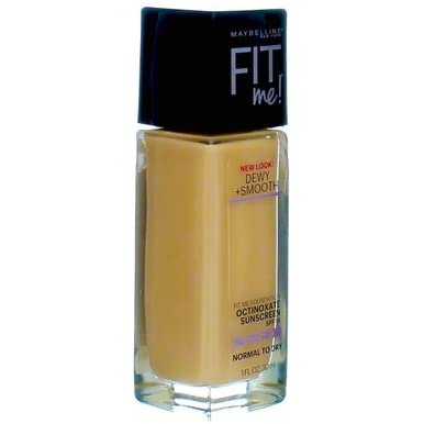image:imageMaybelline Fit Me Dewy Smooth Liquid Foundation Makeup Natural Beige 1 Count Packaging May VaryBuff Beige