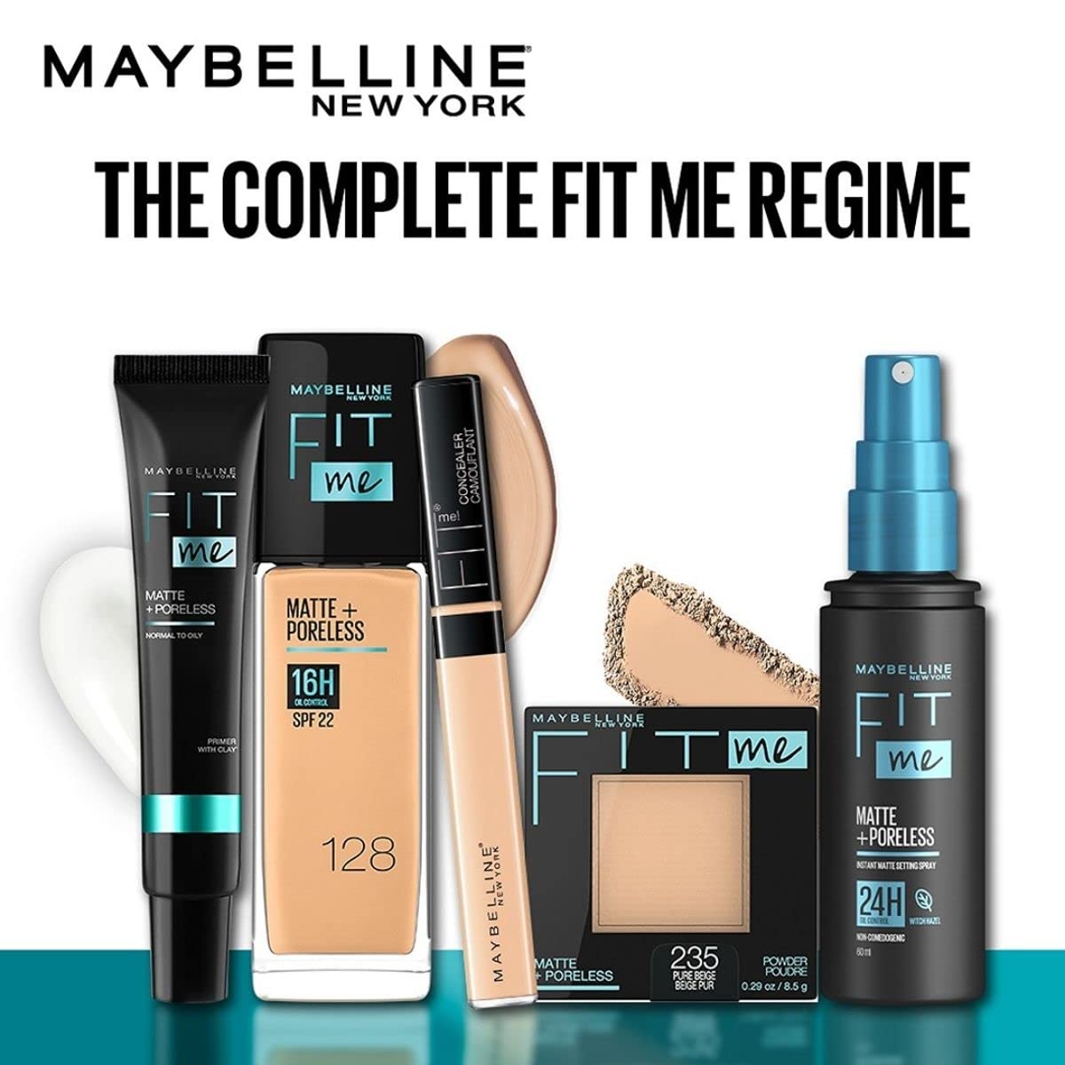 image:imageMaybelline Fit Me Matte Poreless Pressed Face Powder Makeup amp Setting Powder Natural Beige 1 Count330 TOFFEE