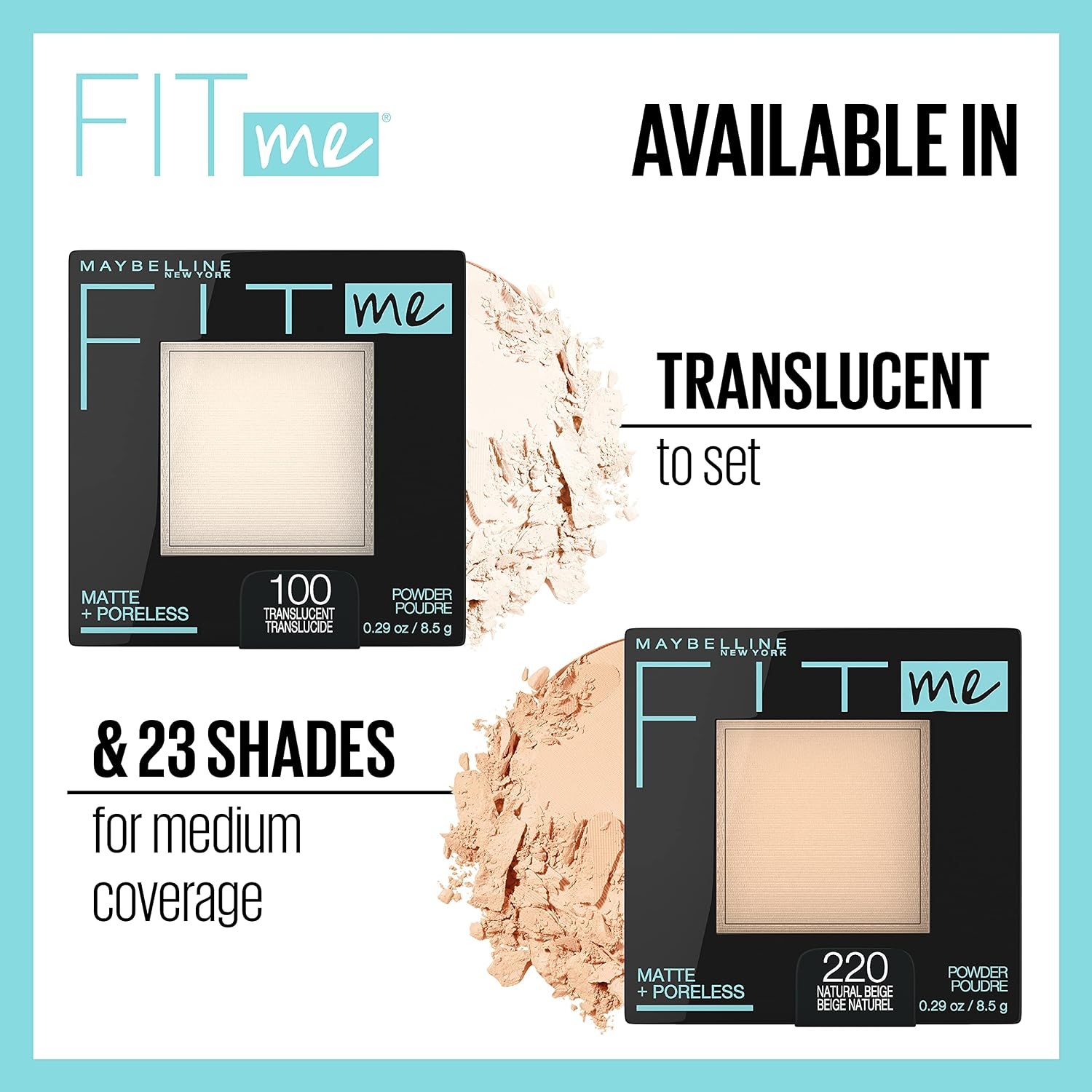 image:imageMaybelline Fit Me Matte Poreless Pressed Face Powder Makeup amp Setting Powder Natural Beige 1 Count332 GOLDEN CARAMEL