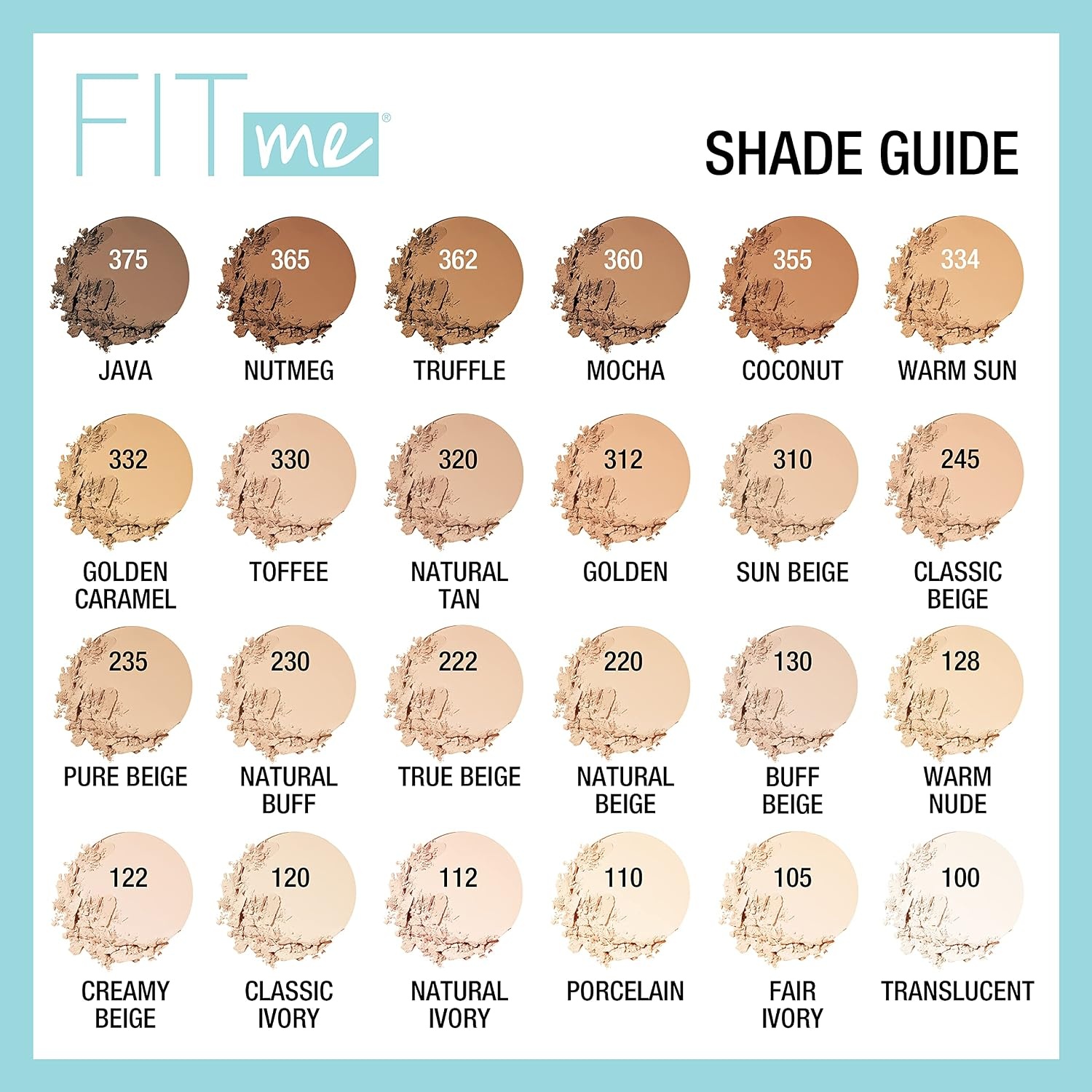 image:imageMaybelline Fit Me Matte Poreless Pressed Face Powder Makeup amp Setting Powder Natural Beige 1 Count332 GOLDEN CARAMEL