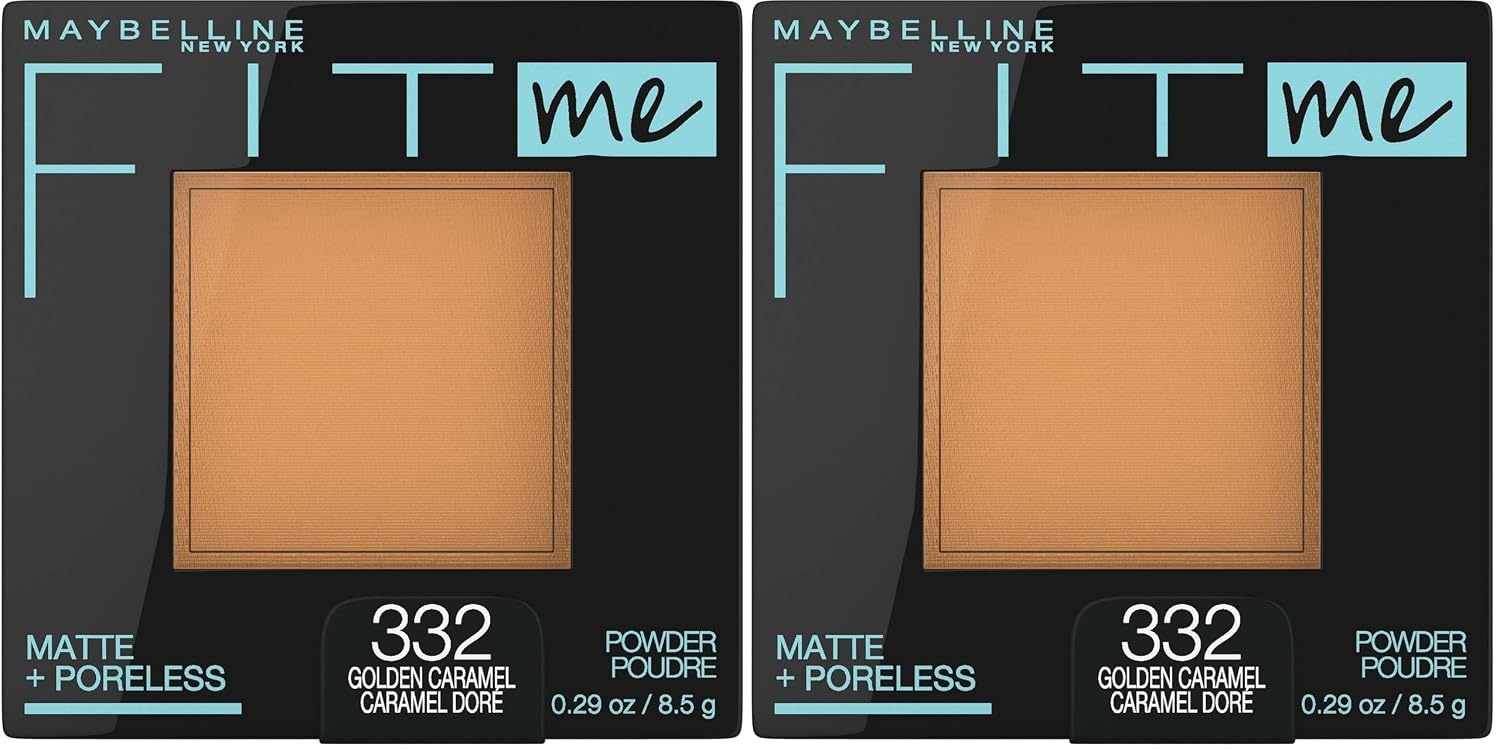 image:imageMaybelline Fit Me Matte Poreless Pressed Face Powder Makeup amp Setting Powder Natural Beige 1 Count332 GOLDEN CARAMEL