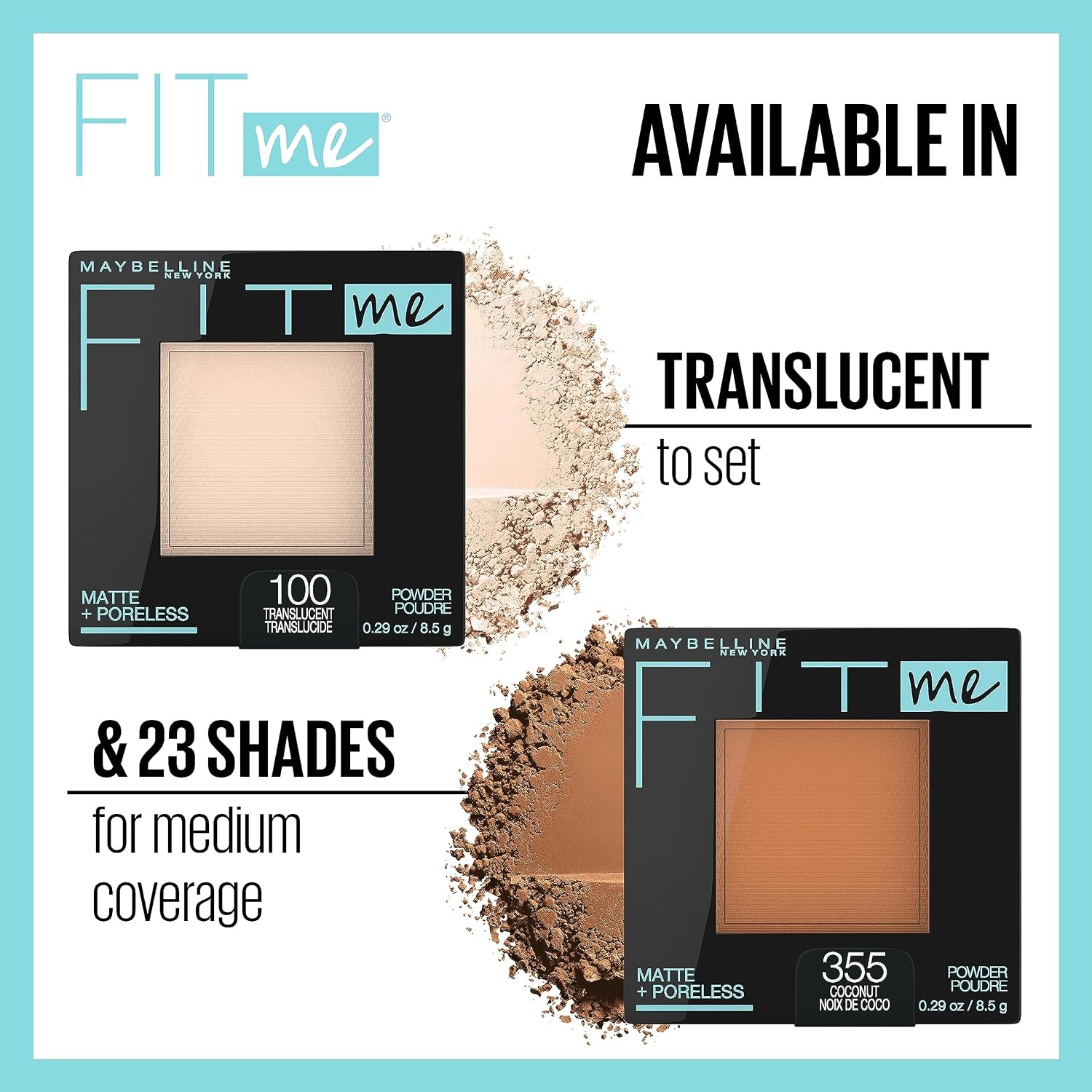 image:imageMaybelline Fit Me Matte Poreless Pressed Face Powder Makeup amp Setting Powder Natural Beige 1 Count334 WARM SUN