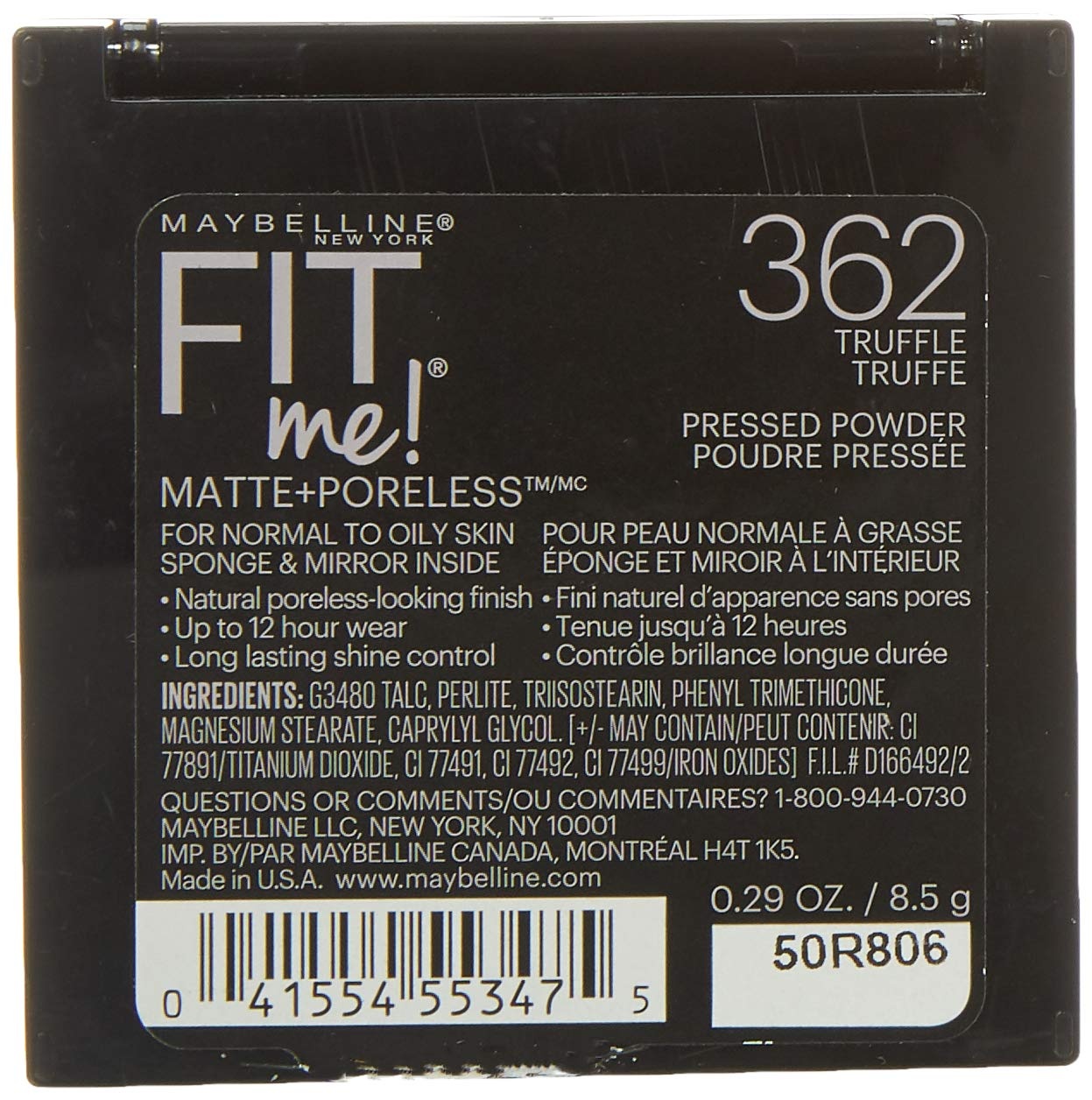 image:imageMaybelline Fit Me Matte Poreless Pressed Face Powder Makeup amp Setting Powder Natural Beige 1 Count362 TRUFFLE