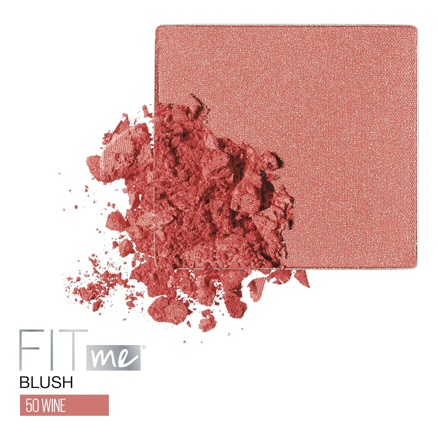image:imageMaybelline Fit Me Powder Blush Lightweight Smooth Blendable Longlasting AllDay Face Enhancing Makeup Color Berry 1 Count50 WINE Pack of 1