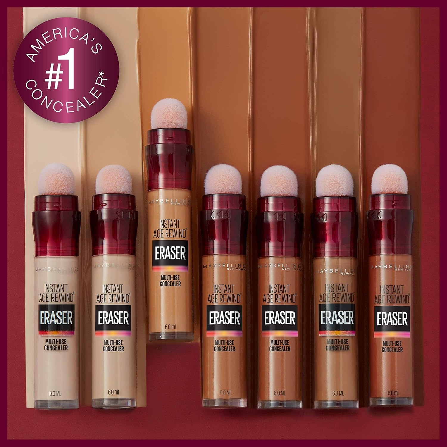 image:imageMaybelline Instant Age Rewind Eraser Foundation with SPF 20 and Moisturizing ProVitamin B5 120 1 Count Packaging May VaryFair
