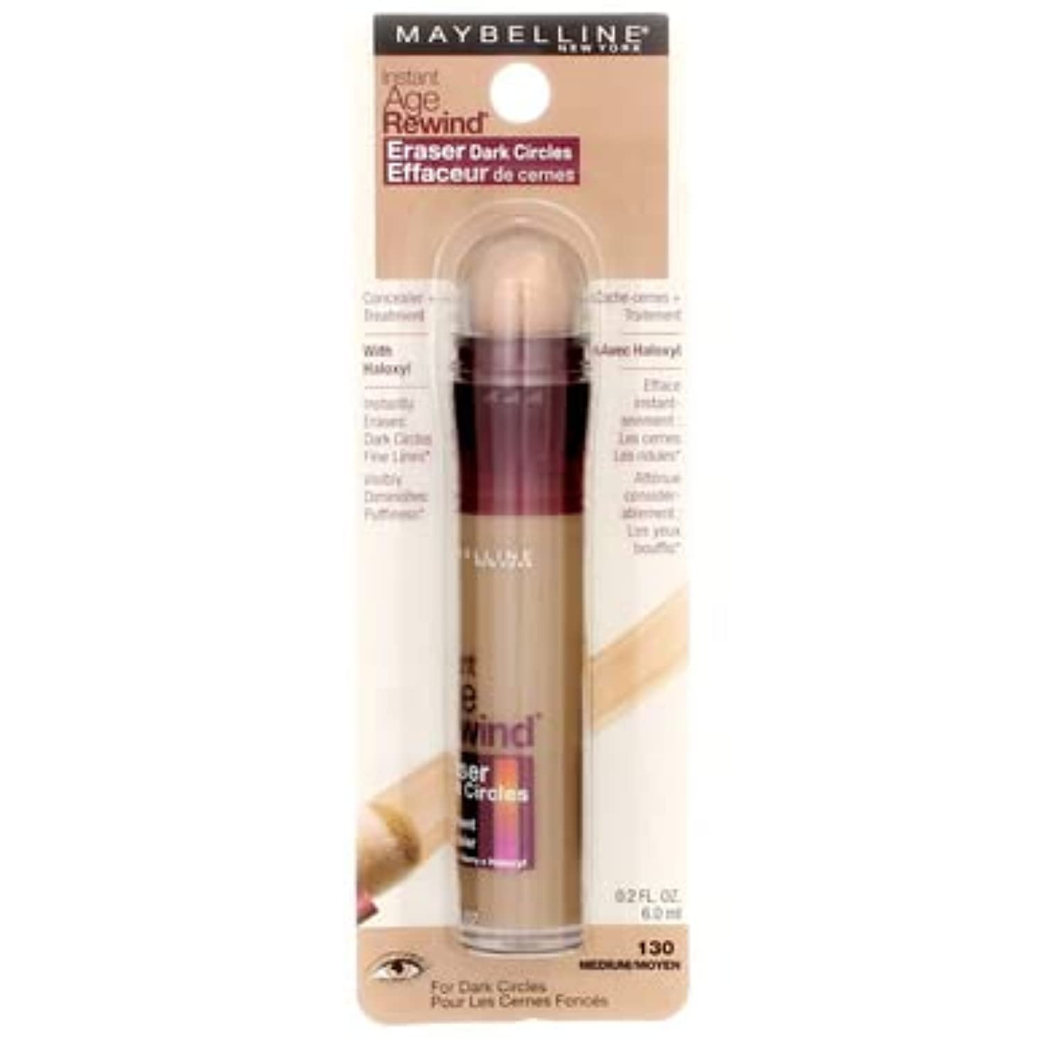 image:imageMaybelline Instant Age Rewind Eraser Foundation with SPF 20 and Moisturizing ProVitamin B5 120 1 Count Packaging May VaryMedium