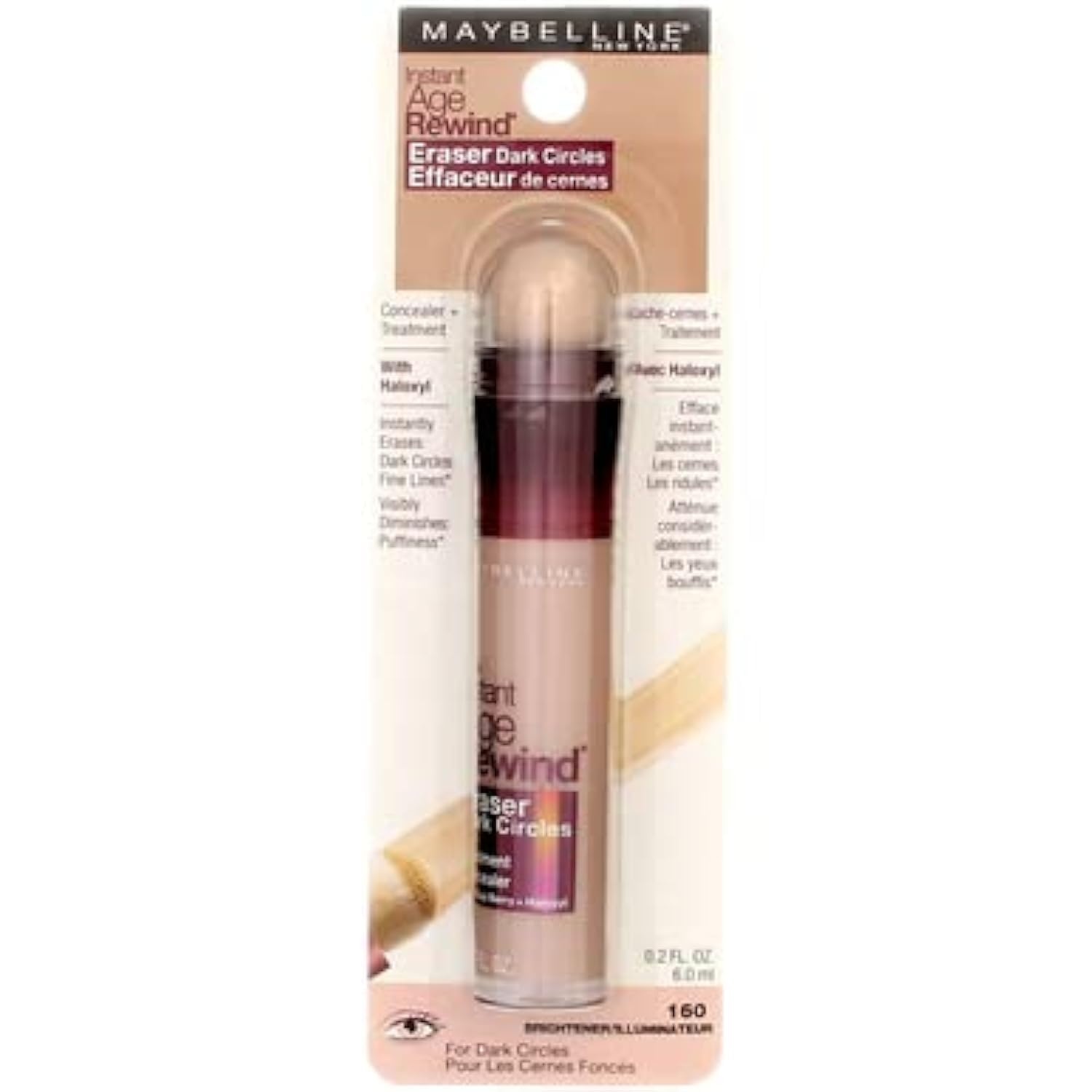 image:imageMaybelline Instant Age Rewind Eraser Foundation with SPF 20 and Moisturizing ProVitamin B5 120 1 Count Packaging May Varybrightener