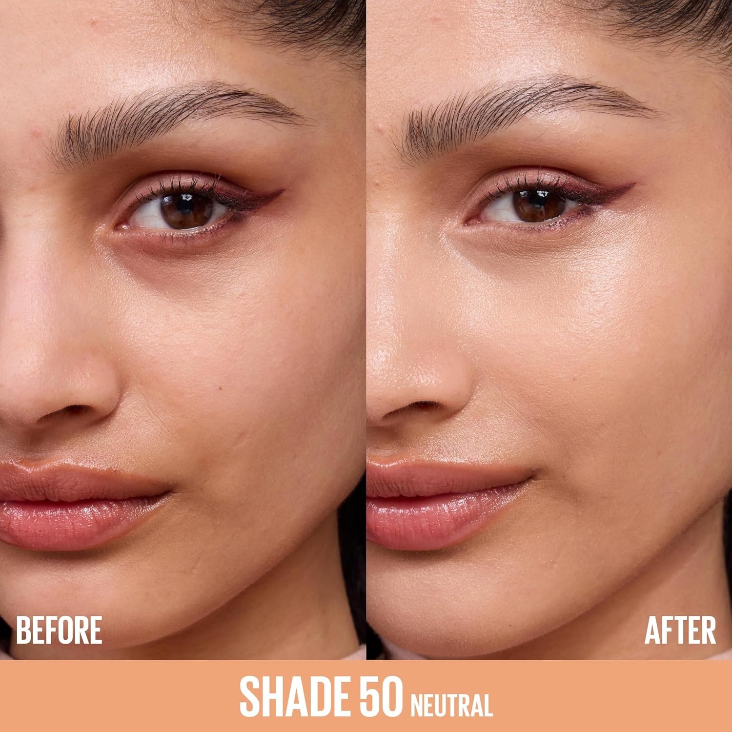 image:imageMaybelline Lifter Serum Concealer Radiant Concealer with Full Coverage Includes 2 Peptides Caffeine to Hydrates amp Brightens Under Eyes 20 1 Count50 NEUTRAL
