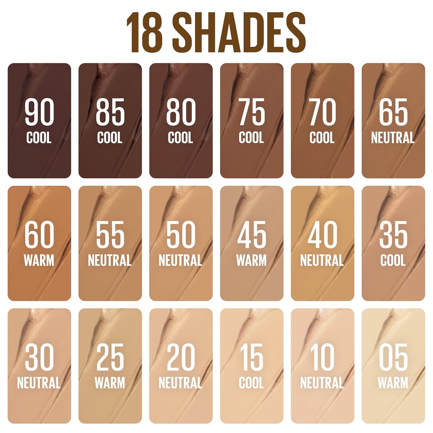 image:imageMaybelline Lifter Stix MultiUse Face Stick Contour Bronzer Concealer and Foundation Stick AllInOne Creamy Face Makeup with Cranberry Seed Oil 20 1 Count80 Cool