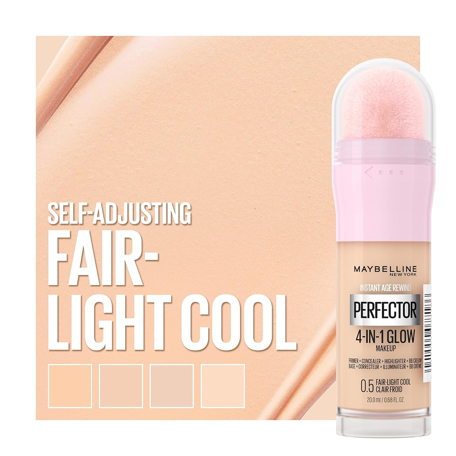 image:imageMaybelline New York Instant Age Rewind Instant Perfector 4In1 Glow Makeup MediumDeep05 FAIRLIGHT COOL