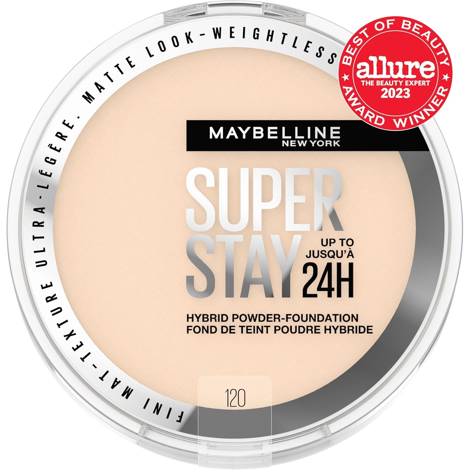 image:imageMaybelline Super Stay Up to 24HR Hybrid PowderFoundation MediumtoFull Coverage Makeup Matte Finish 375 1 CountSUPERSTAY POWDER 120