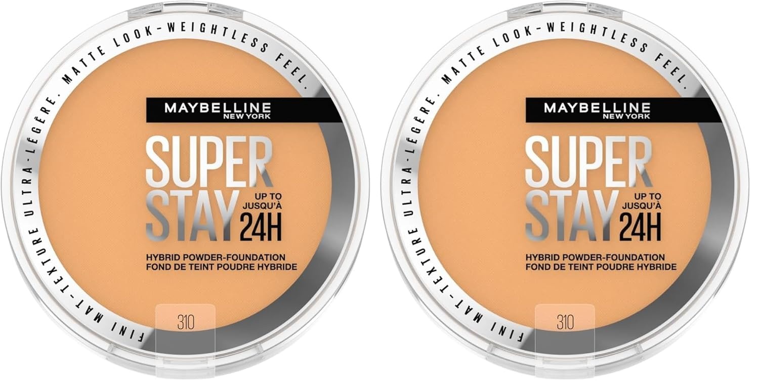 image:imageMaybelline Super Stay Up to 24HR Hybrid PowderFoundation MediumtoFull Coverage Makeup Matte Finish 375 1 CountSUPERSTAY POWDER 310