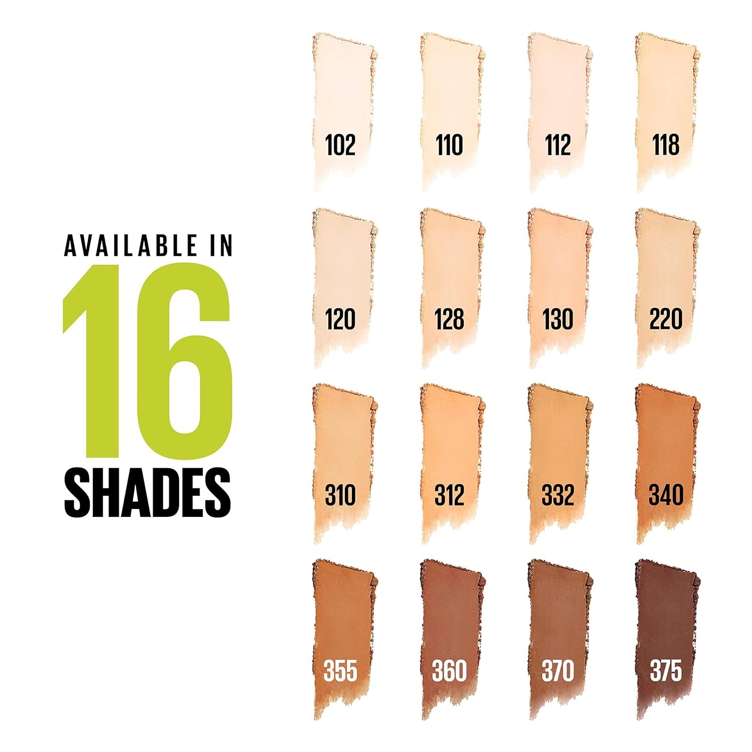 image:imageMaybelline Super Stay Up to 24HR Hybrid PowderFoundation MediumtoFull Coverage Makeup Matte Finish 375 1 CountSUPERSTAY POWDER 332