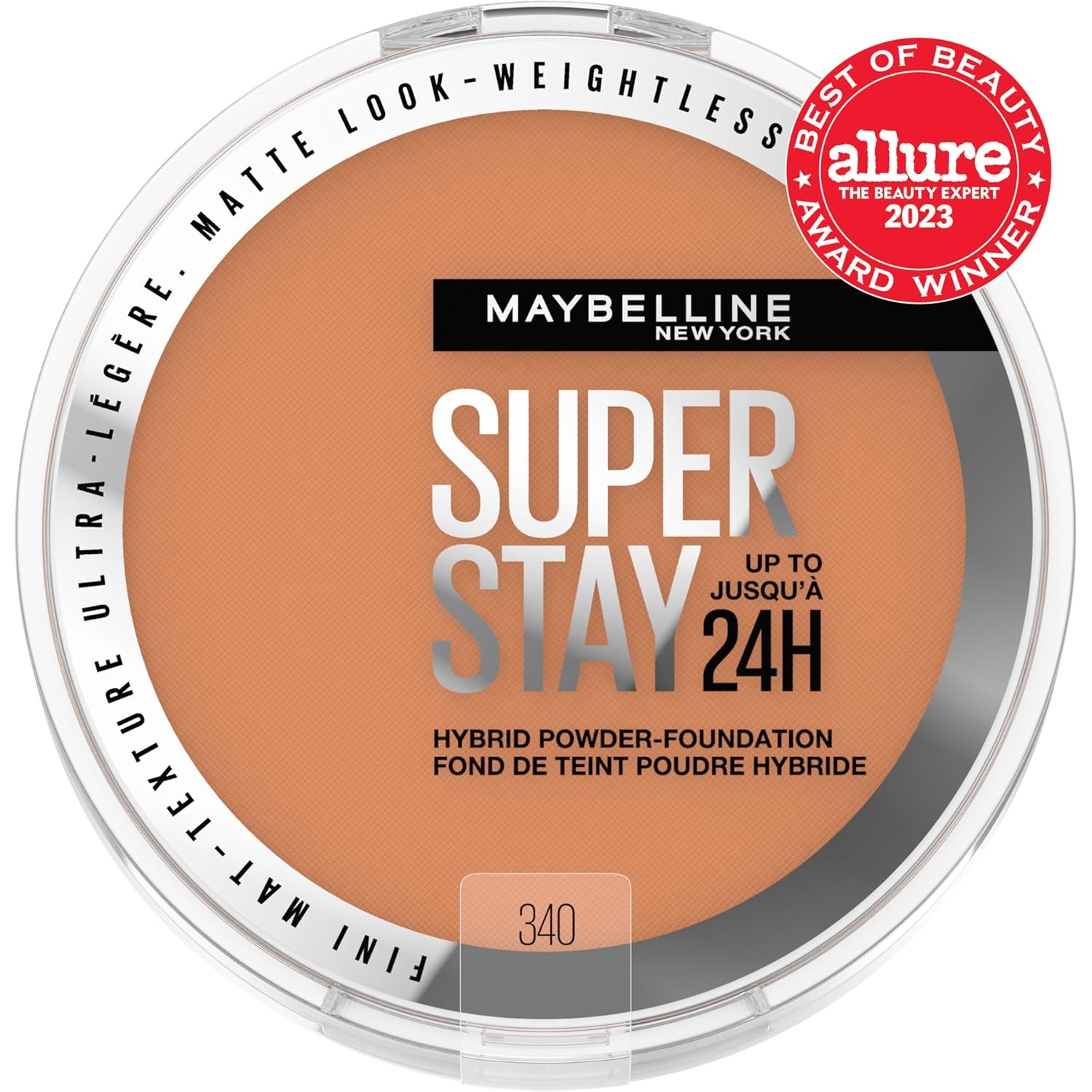 image:imageMaybelline Super Stay Up to 24HR Hybrid PowderFoundation MediumtoFull Coverage Makeup Matte Finish 375 1 CountSUPERSTAY POWDER 340