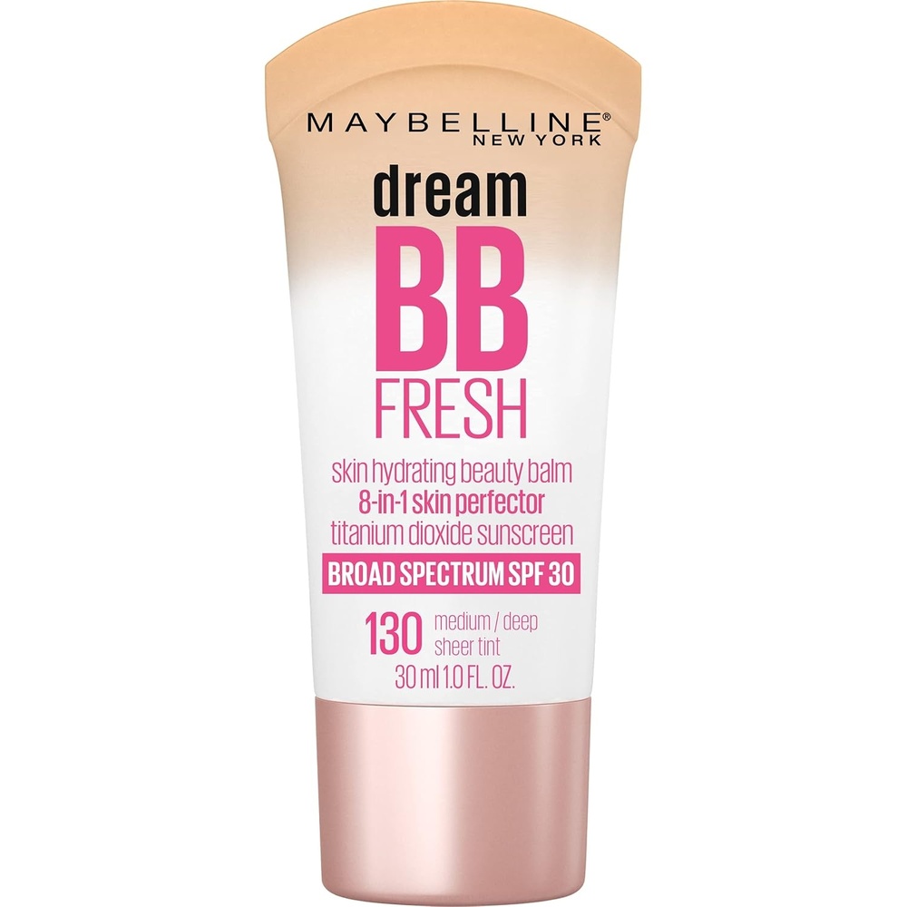 image:imageMAYBELLINE Dream Fresh Skin Hydrating BB Cream 8in1 Skin Perfecting Beauty Balm With Broad Spectrum Spf 30 Sheer Tint Coverage OilFree Deep 1 Fl Oz130 MEDIUMDEEP