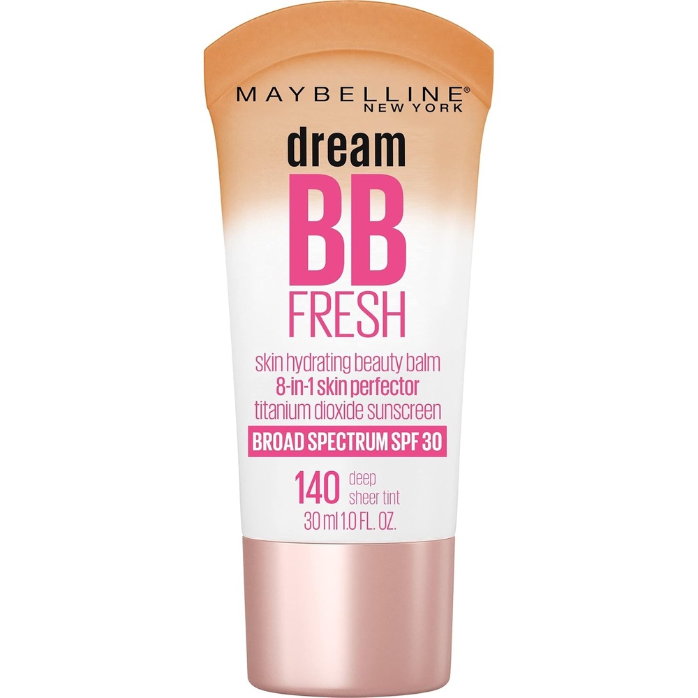 image:imageMAYBELLINE Dream Fresh Skin Hydrating BB Cream 8in1 Skin Perfecting Beauty Balm With Broad Spectrum Spf 30 Sheer Tint Coverage OilFree Deep 1 Fl Oz140 DEEP