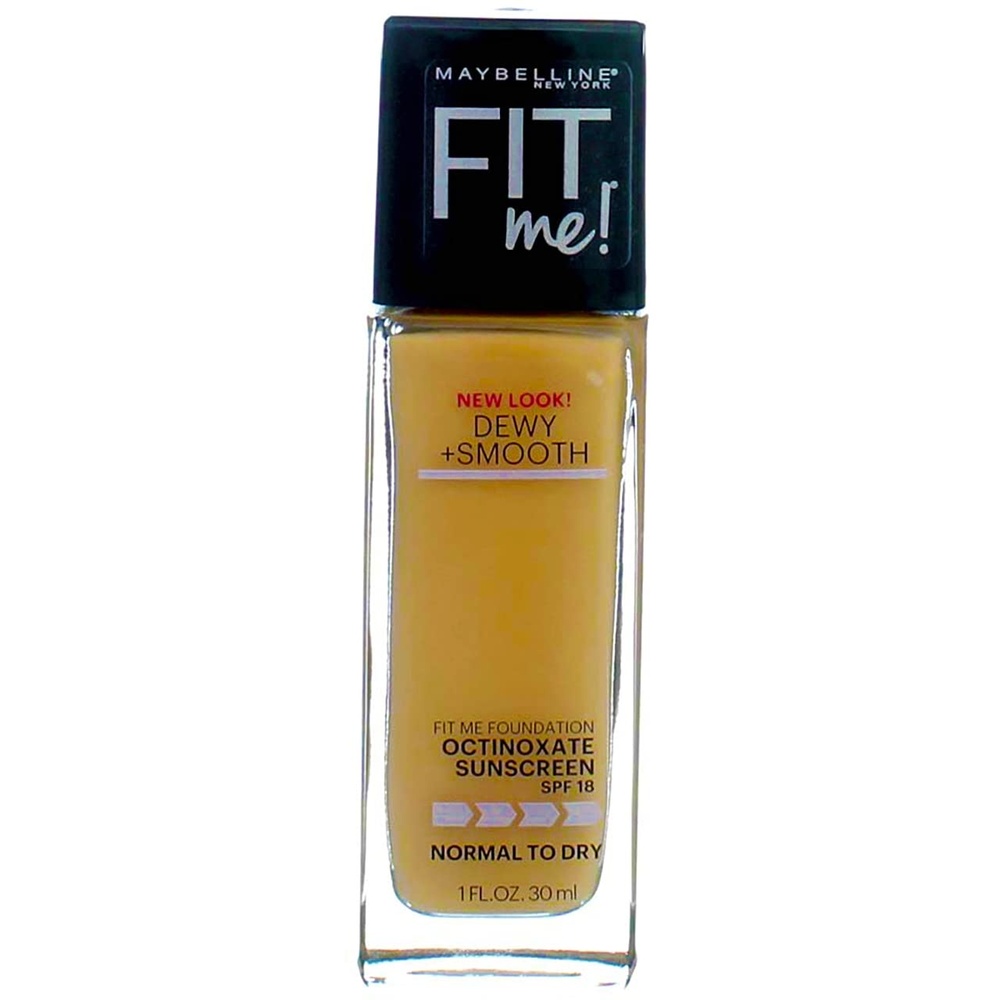 image:imageMaybelline Fit Me Dewy Smooth Liquid Foundation Makeup Natural Beige 1 Count Packaging May VaryBuff Beige