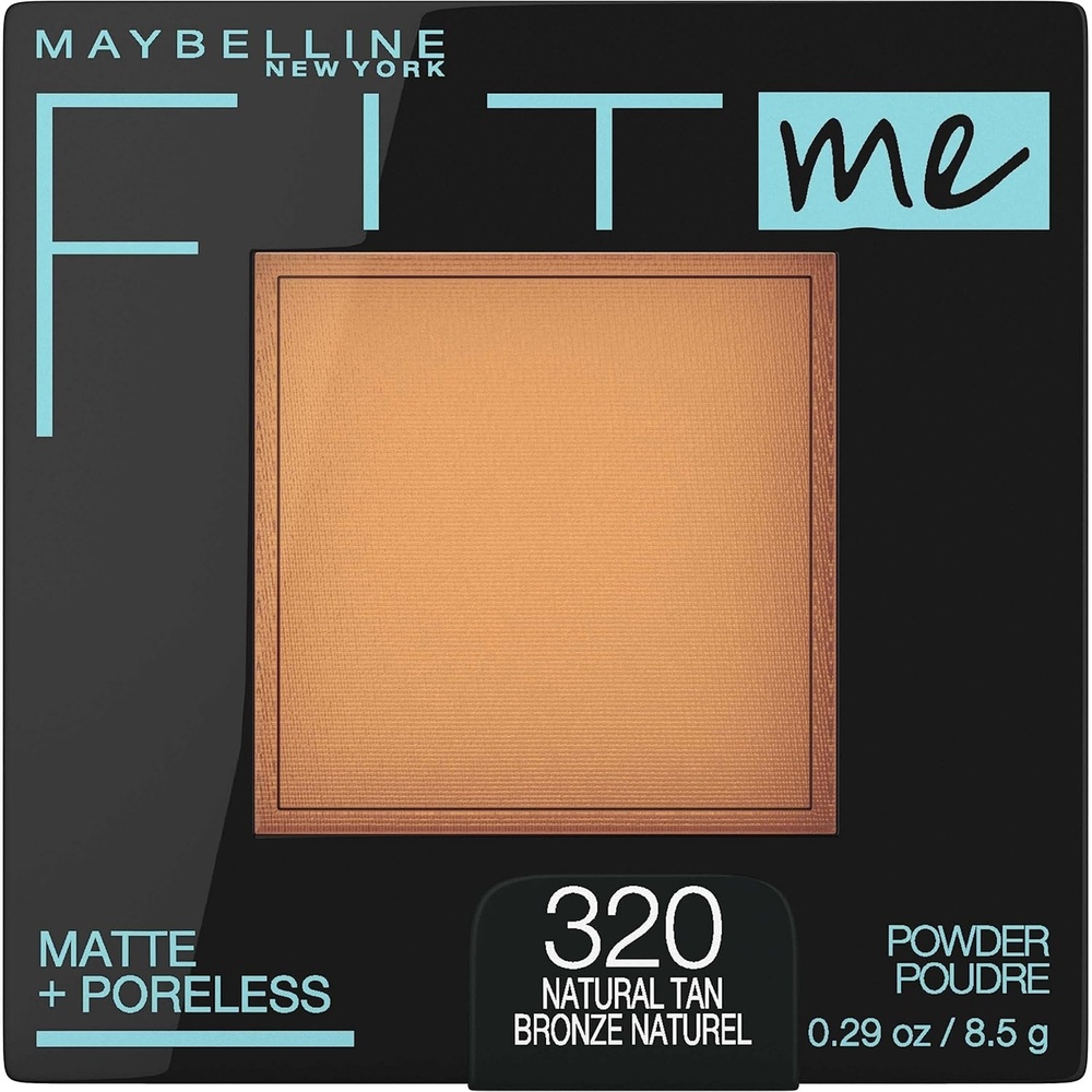 image:imageMaybelline Fit Me Matte Poreless Pressed Face Powder Makeup amp Setting Powder Natural Beige 1 Count320 NATURAL TAN