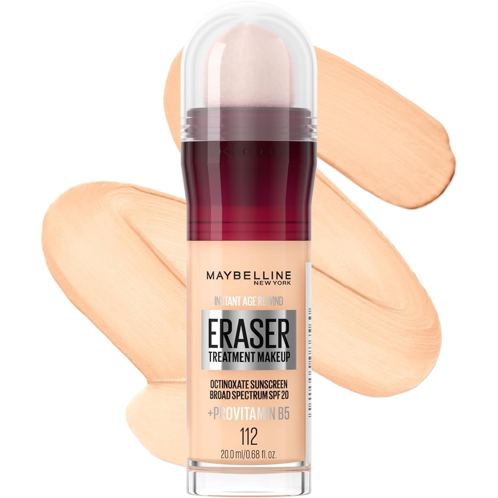 image:imageMaybelline Instant Age Rewind Eraser Foundation with SPF 20 and Moisturizing ProVitamin B5 120 1 Count Packaging May Vary112