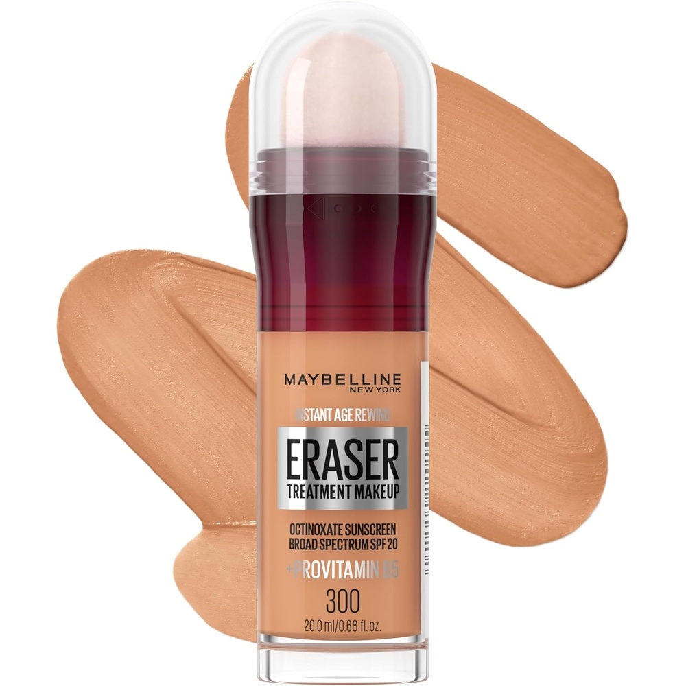 image:imageMaybelline Instant Age Rewind Eraser Foundation with SPF 20 and Moisturizing ProVitamin B5 120 1 Count Packaging May Vary300