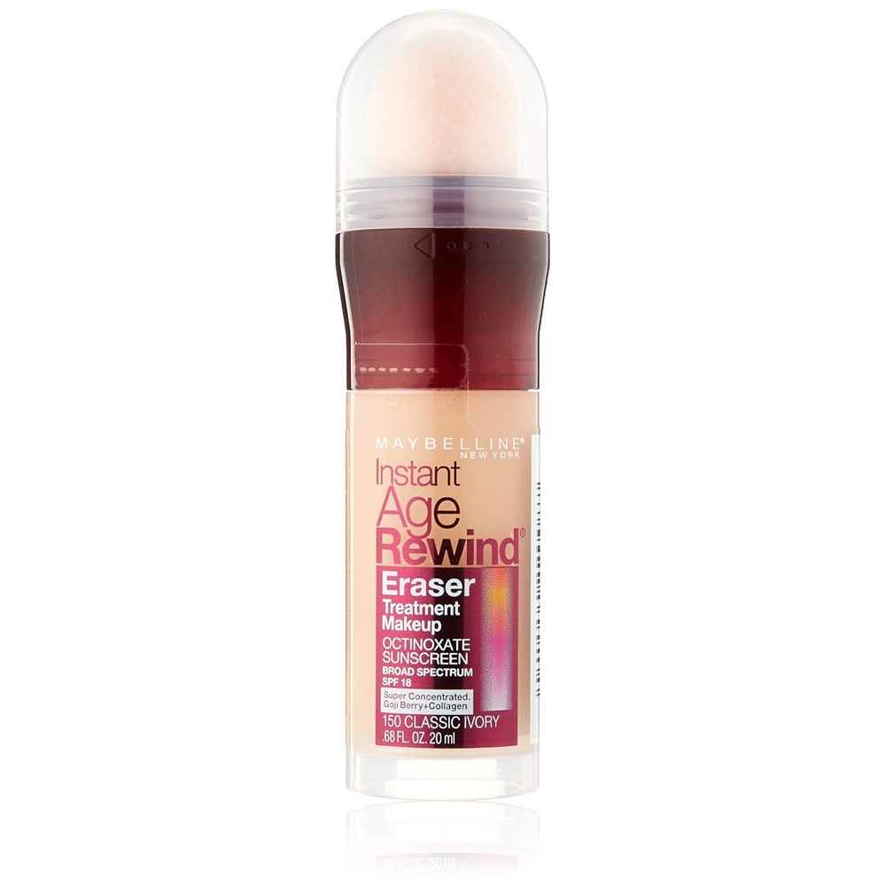 image:imageMaybelline Instant Age Rewind Eraser Foundation with SPF 20 and Moisturizing ProVitamin B5 120 1 Count Packaging May VaryClassic Ivory
