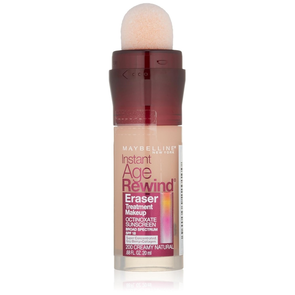 image:imageMaybelline Instant Age Rewind Eraser Foundation with SPF 20 and Moisturizing ProVitamin B5 120 1 Count Packaging May Varycreamy natural