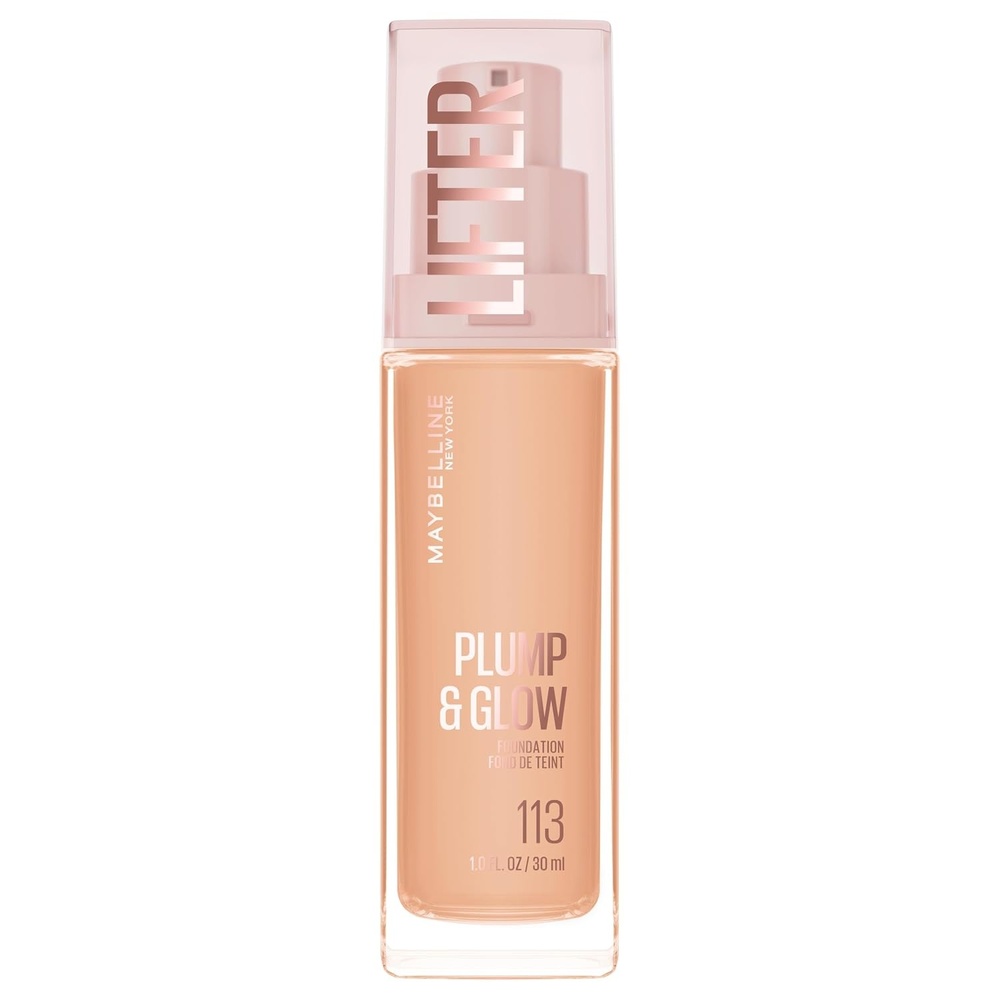 image:imageMaybelline Lifter Plump amp Glow Foundation Liquid Foundation with 2 Niacinamide  Hyaluronic Acid Plumping and Brightening Face Makeup 367 1 Count113 NEUTRAL