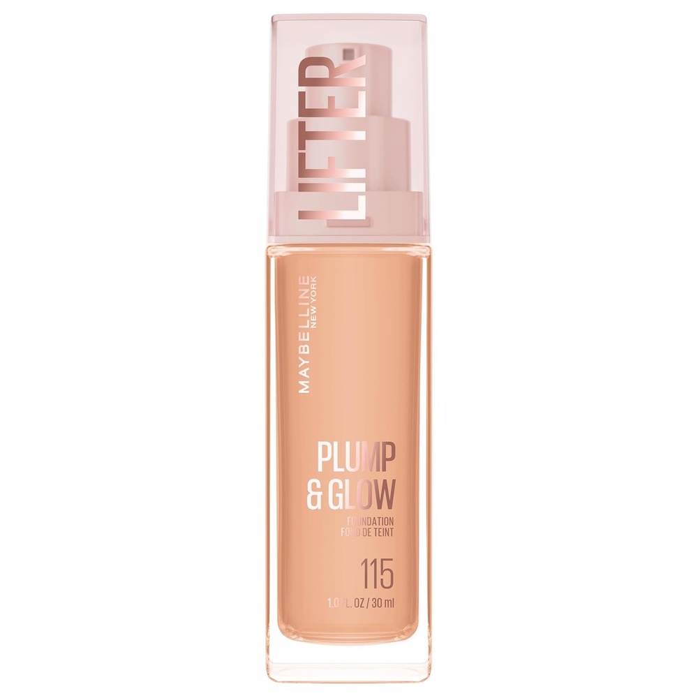 image:imageMaybelline Lifter Plump amp Glow Foundation Liquid Foundation with 2 Niacinamide Hyaluronic Acid Plumping and Brightening Face Makeup 367 1 Count115 COOL
