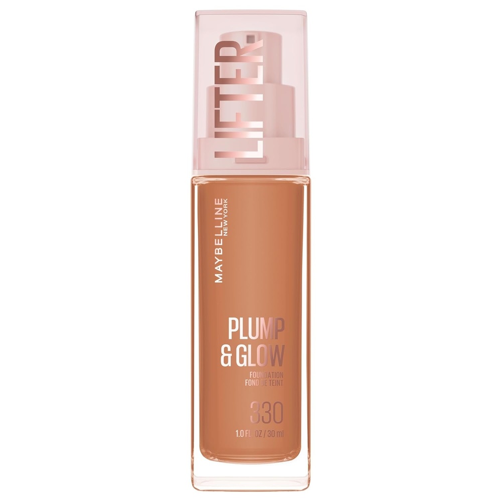 image:imageMaybelline Lifter Plump amp Glow Foundation Liquid Foundation with 2 Niacinamide  Hyaluronic Acid Plumping and Brightening Face Makeup 367 1 Count330 NEUTRAL