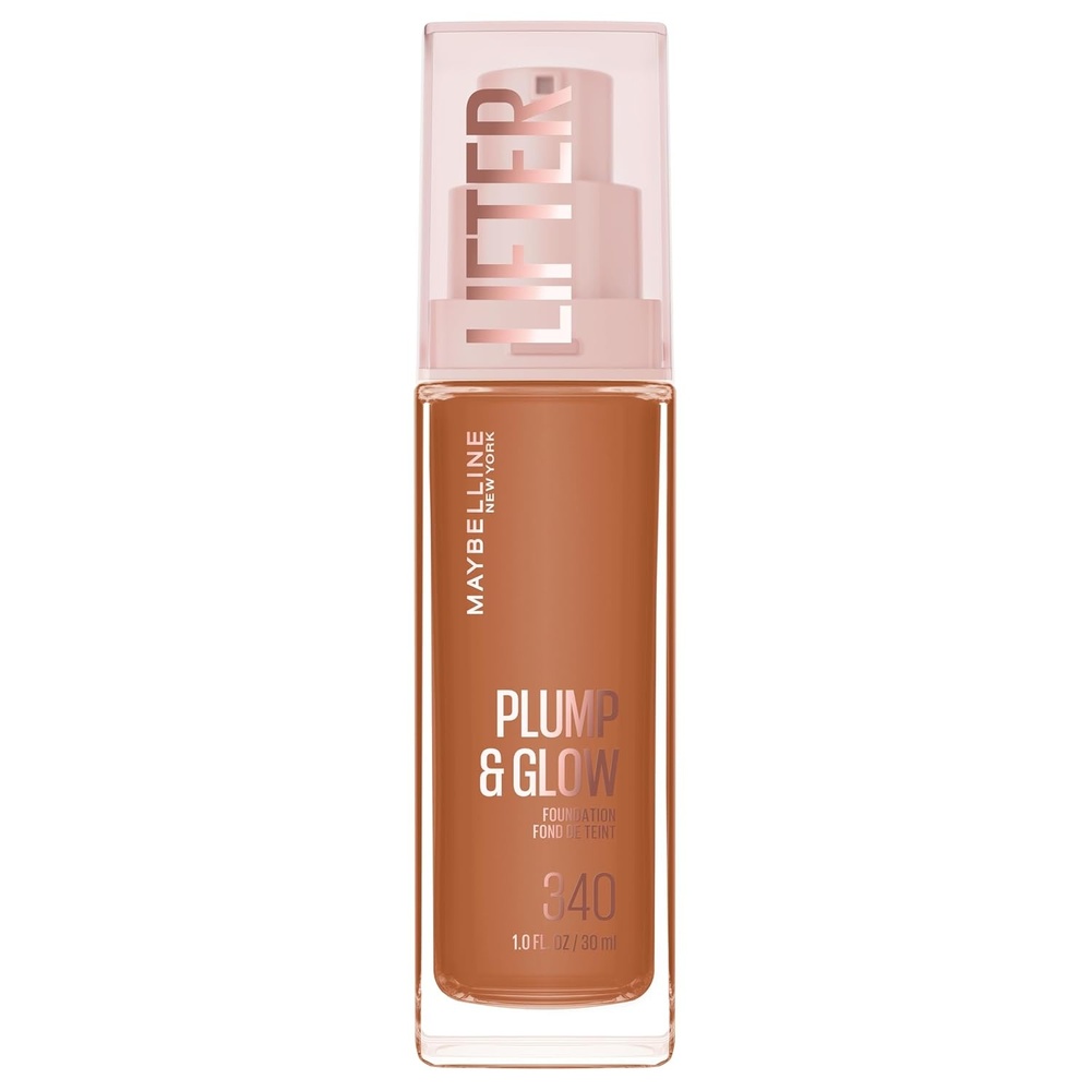 image:imageMaybelline Lifter Plump amp Glow Foundation Liquid Foundation with 2 Niacinamide Hyaluronic Acid Plumping and Brightening Face Makeup 367 1 Count340 WARM