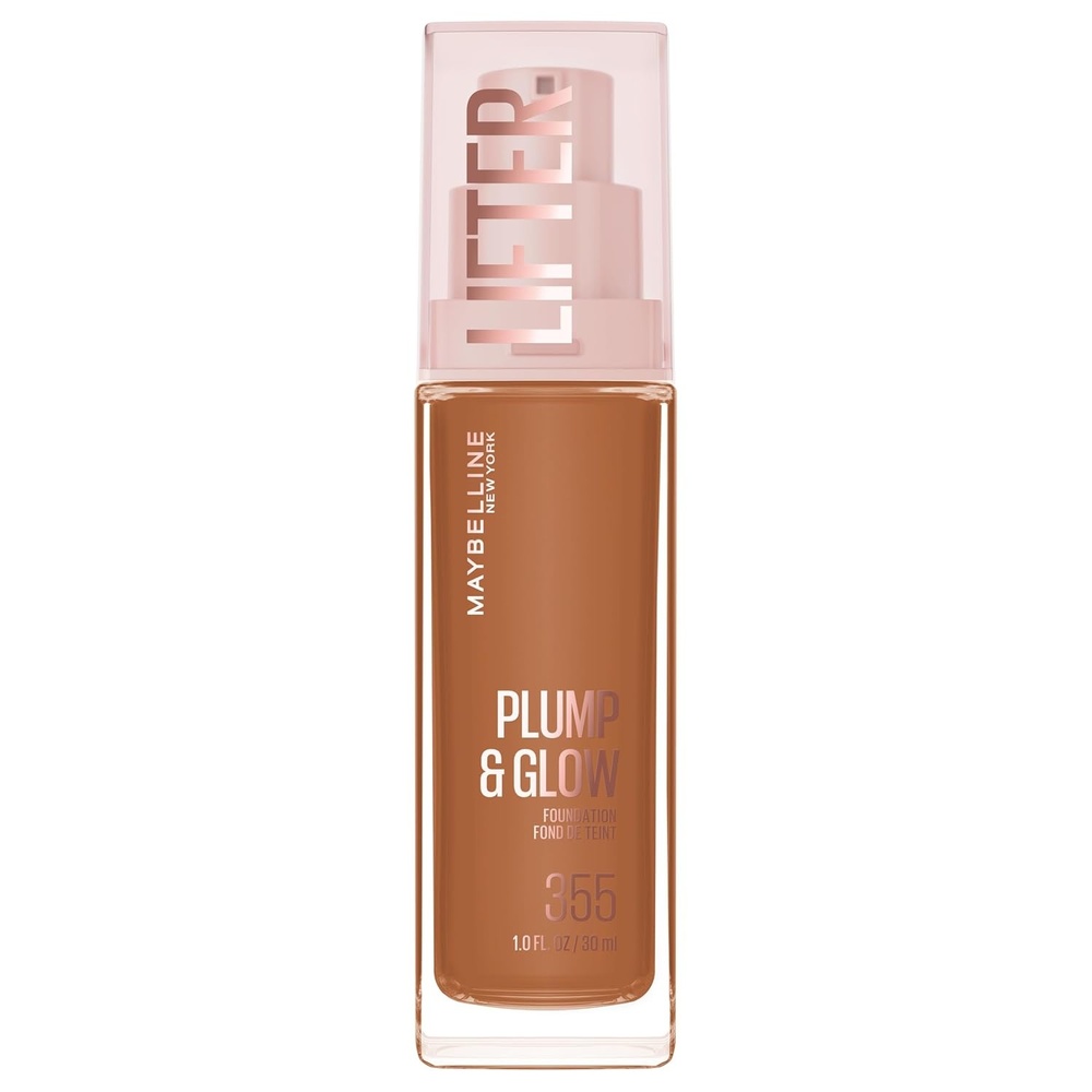image:imageMaybelline Lifter Plump amp Glow Foundation Liquid Foundation with 2 Niacinamide Hyaluronic Acid Plumping and Brightening Face Makeup 367 1 Count355 COOL