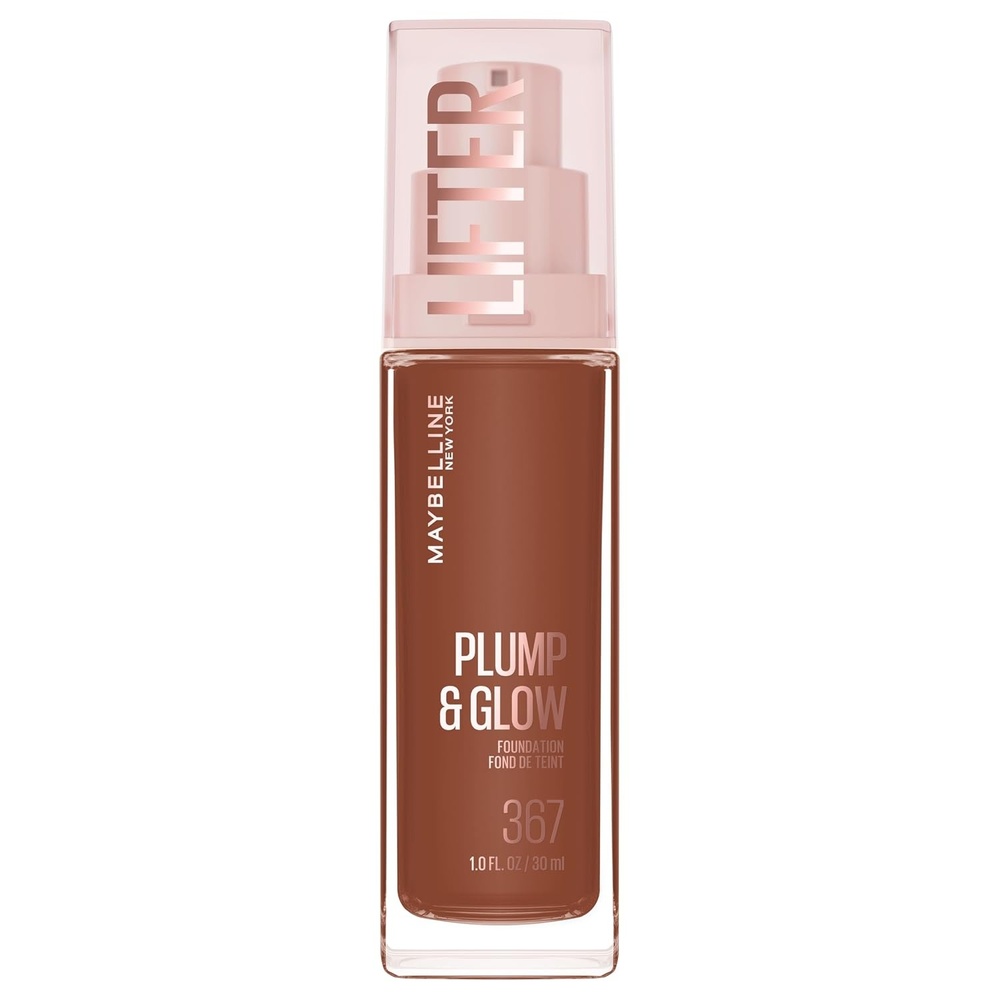 image:imageMaybelline Lifter Plump amp Glow Foundation Liquid Foundation with 2 Niacinamide Hyaluronic Acid Plumping and Brightening Face Makeup 367 1 Count367 COOL