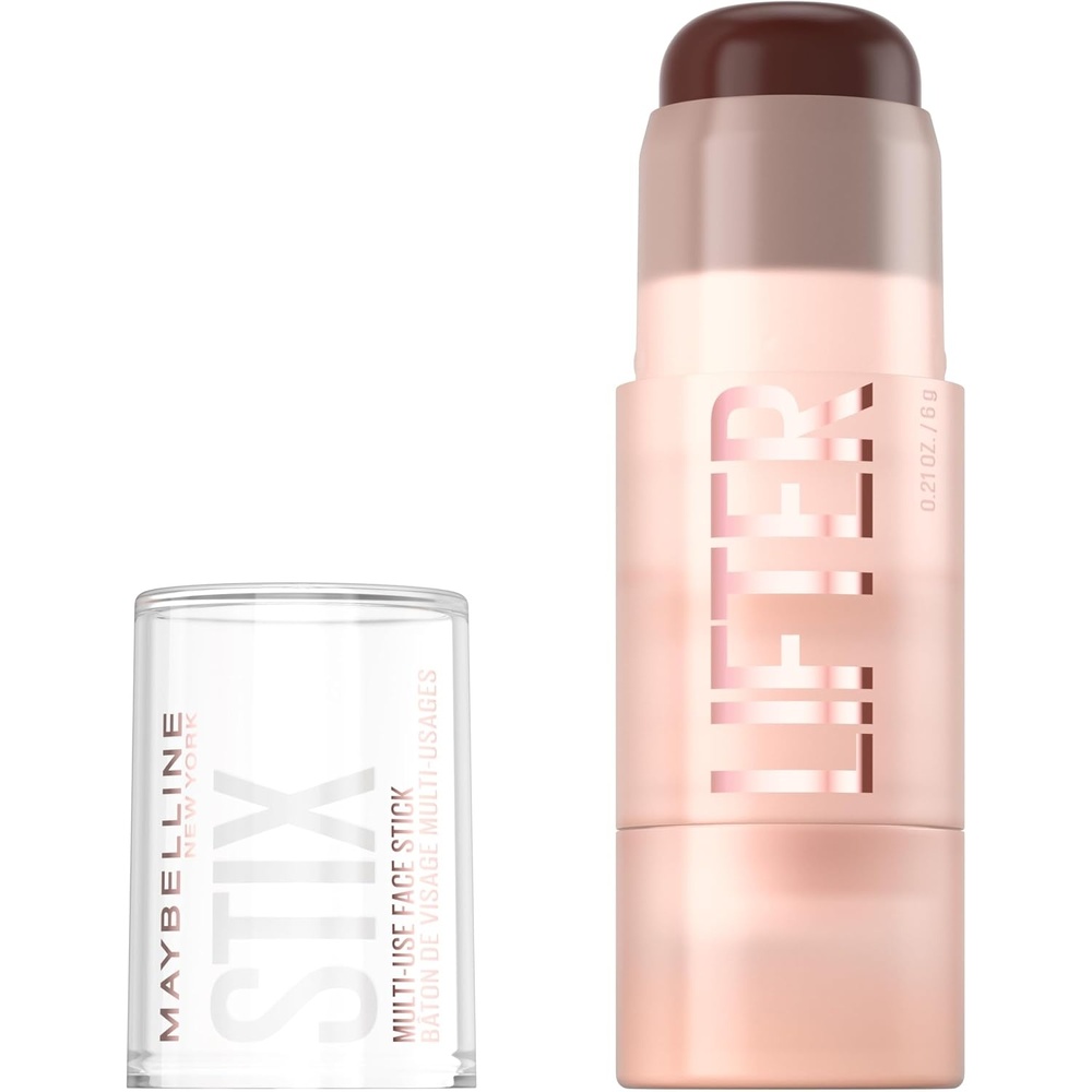 image:imageMaybelline Lifter Stix MultiUse Face Stick  Contour Bronzer Concealer and Foundation Stick AllInOne Creamy Face Makeup with Cranberry Seed Oil 20 1 Count90  Cool