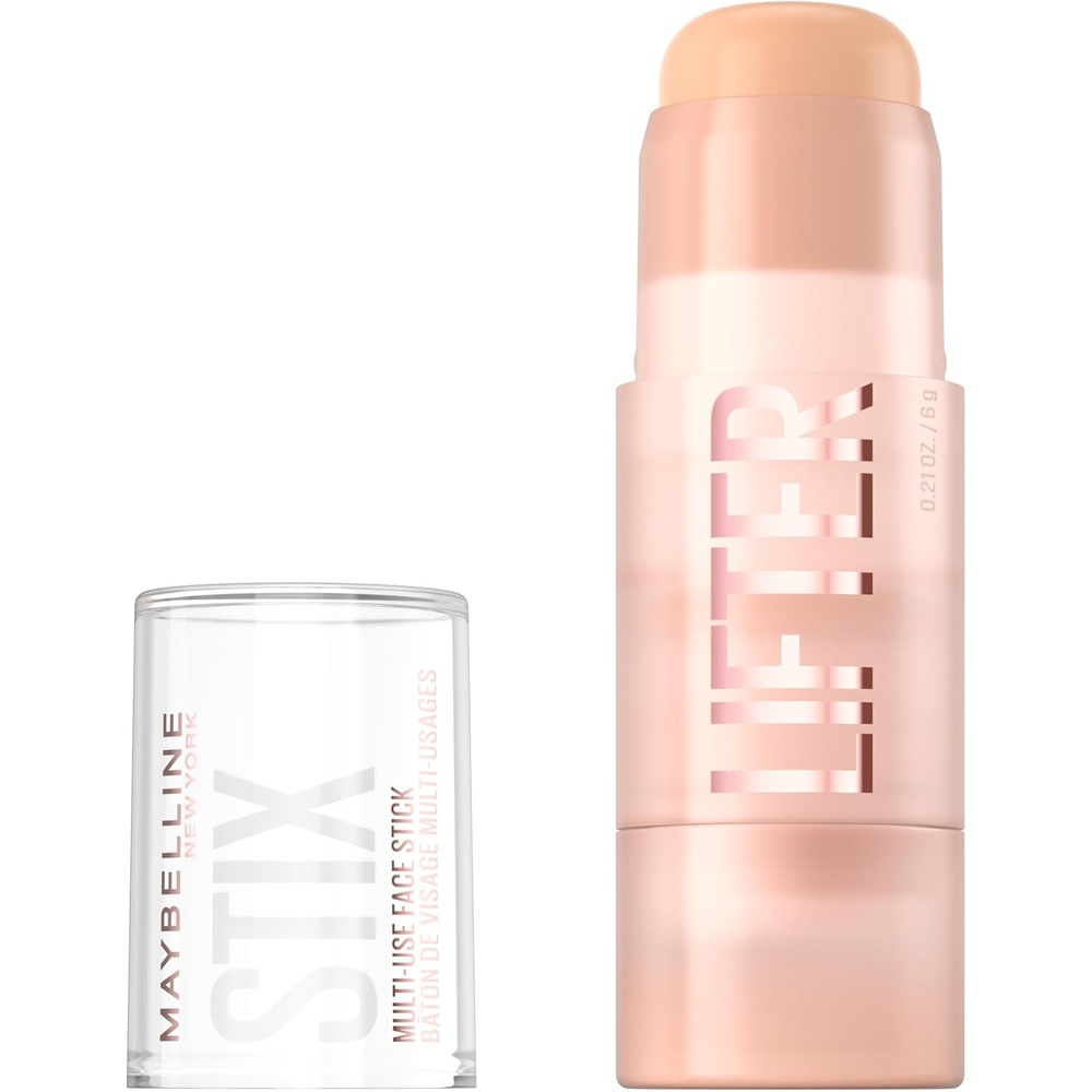 image:imageMaybelline Lifter Stix MultiUse Face Stick  Contour Bronzer Concealer and Foundation Stick AllInOne Creamy Face Makeup with Cranberry Seed Oil 20 1 Count10  Neutral