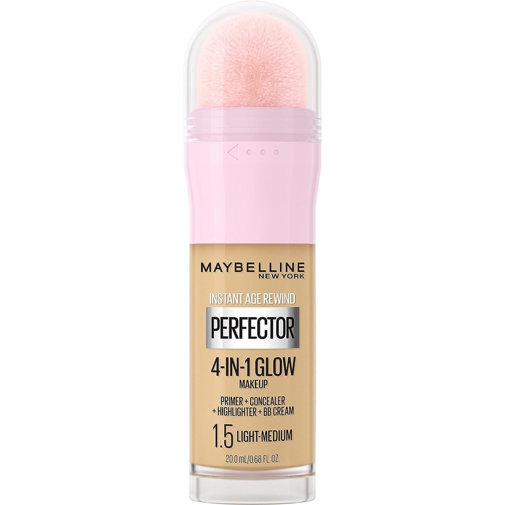 image:imageMaybelline New York Instant Age Rewind Instant Perfector 4In1 Glow Makeup MediumDeep15 LIGHTMEDIUM