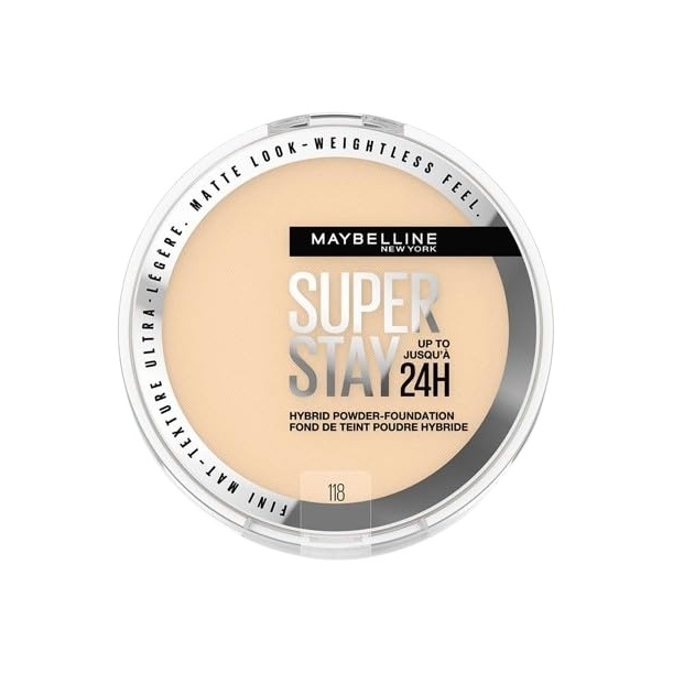 image:imageMaybelline Super Stay Up to 24HR Hybrid PowderFoundation MediumtoFull Coverage Makeup Matte Finish 375 1 Count102
