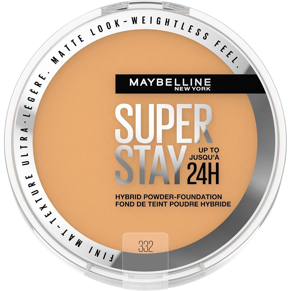 image:imageMaybelline Super Stay Up to 24HR Hybrid PowderFoundation MediumtoFull Coverage Makeup Matte Finish 375 1 CountSUPERSTAY POWDER 332