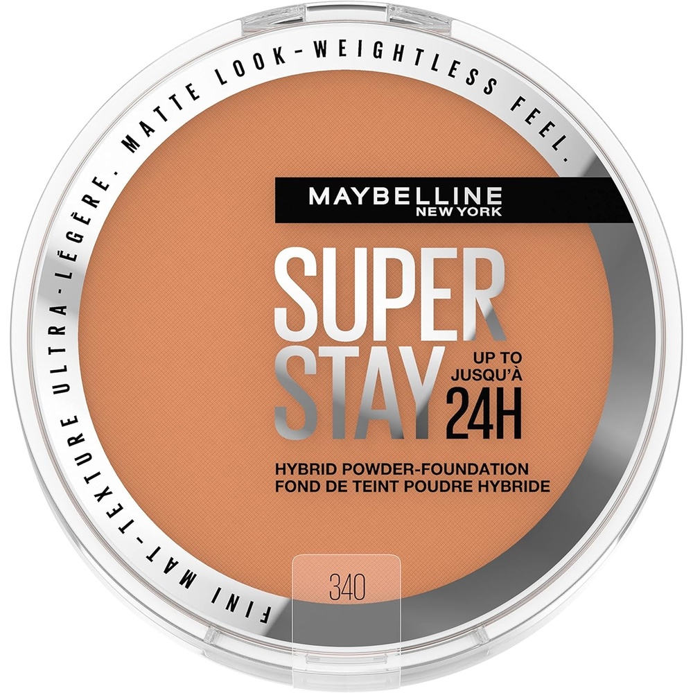 image:imageMaybelline Super Stay Up to 24HR Hybrid PowderFoundation MediumtoFull Coverage Makeup Matte Finish 375 1 CountSUPERSTAY POWDER 340