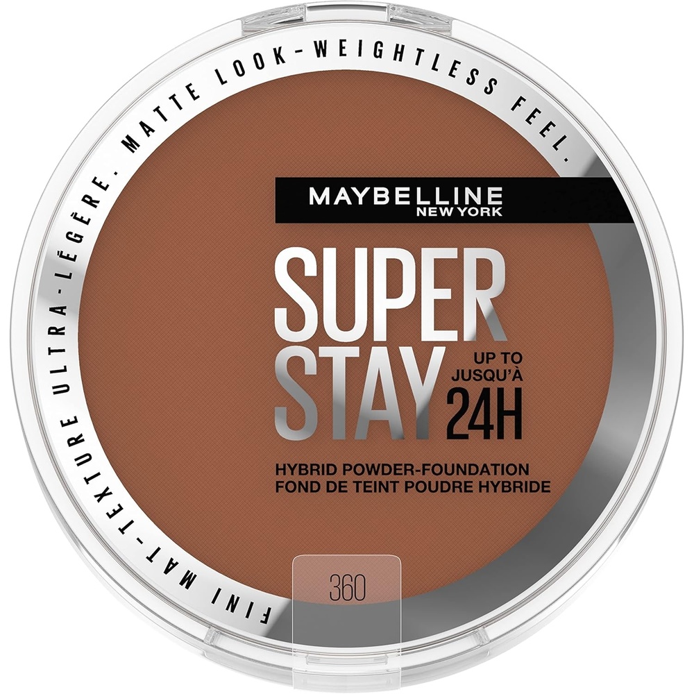 image:imageMaybelline Super Stay Up to 24HR Hybrid PowderFoundation MediumtoFull Coverage Makeup Matte Finish 375 1 CountSUPERSTAY POWDER 360