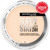 Maybelline Super Stay Up to 24HR Hybrid Powder-Foundation, Medium-to-Full Coverage Makeup, Matte Finish, 375, 1 Count(SUPERSTAY POWDER 110)