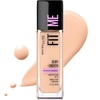 Maybelline Fit Me Dewy + Smooth Liquid Foundation Makeup, Natural Beige, 1 Count (Packaging May Vary)(115 IVORY)