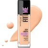 Maybelline Fit Me Dewy + Smooth Liquid Foundation Makeup, Natural Beige, 1 Count (Packaging May Vary)(125 NUDE BEIGE)