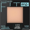 Maybelline Fit Me Matte + Poreless Pressed Face Powder Makeup & Setting Powder, Natural Beige, 1 Count(122 CREAMY BEIGE)