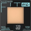 Maybelline Fit Me Matte + Poreless Pressed Face Powder Makeup & Setting Powder, Natural Beige, 1 Count(128 WARM NUDE)