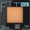 Maybelline Fit Me Matte + Poreless Pressed Face Powder Makeup & Setting Powder, Natural Beige, 1 Count(334 WARM SUN)