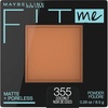 Maybelline Fit Me Matte + Poreless Pressed Face Powder Makeup & Setting Powder, Natural Beige, 1 Count(355 COCONUT)