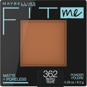 Maybelline Fit Me Matte + Poreless Pressed Face Powder Makeup & Setting Powder, Natural Beige, 1 Count(362 TRUFFLE)