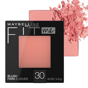 Maybelline Fit Me Powder Blush, Lightweight, Smooth, Blendable, Long-lasting All-Day Face Enhancing Makeup Color, Berry, 1 Count(30 ROSE (Pack of 1))
