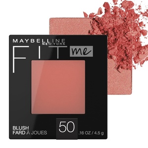 Maybelline Fit Me Powder Blush, Lightweight, Smooth, Blendable, Long-lasting All-Day Face Enhancing Makeup Color, Berry, 1 Count(50 WINE (Pack of 1))