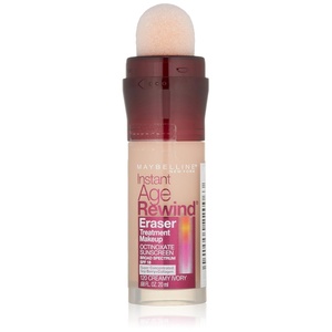 Maybelline Instant Age Rewind Eraser Foundation with SPF 20 and Moisturizing ProVitamin B5, 120, 1 Count (Packaging May Vary)(creamy ivory)